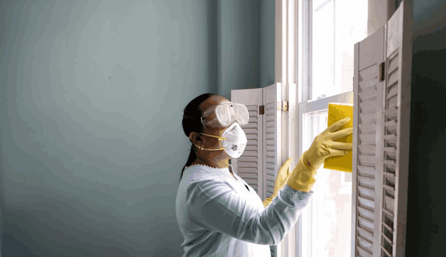 Professional cleaning work